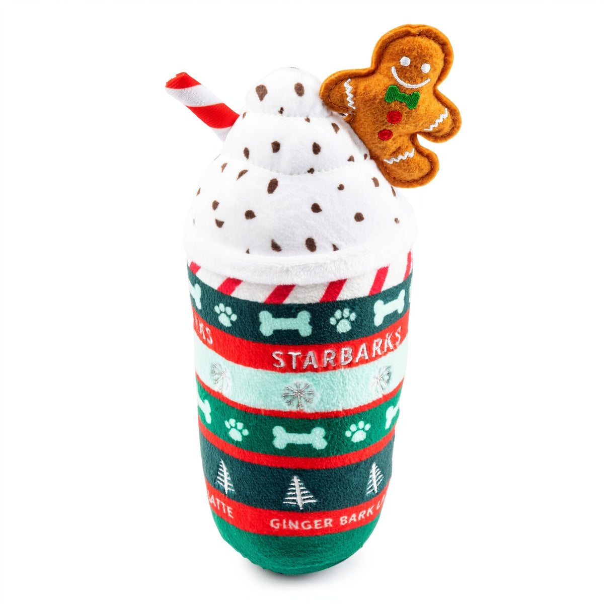 Ginger Bark Latte Christmas Dog Toy
