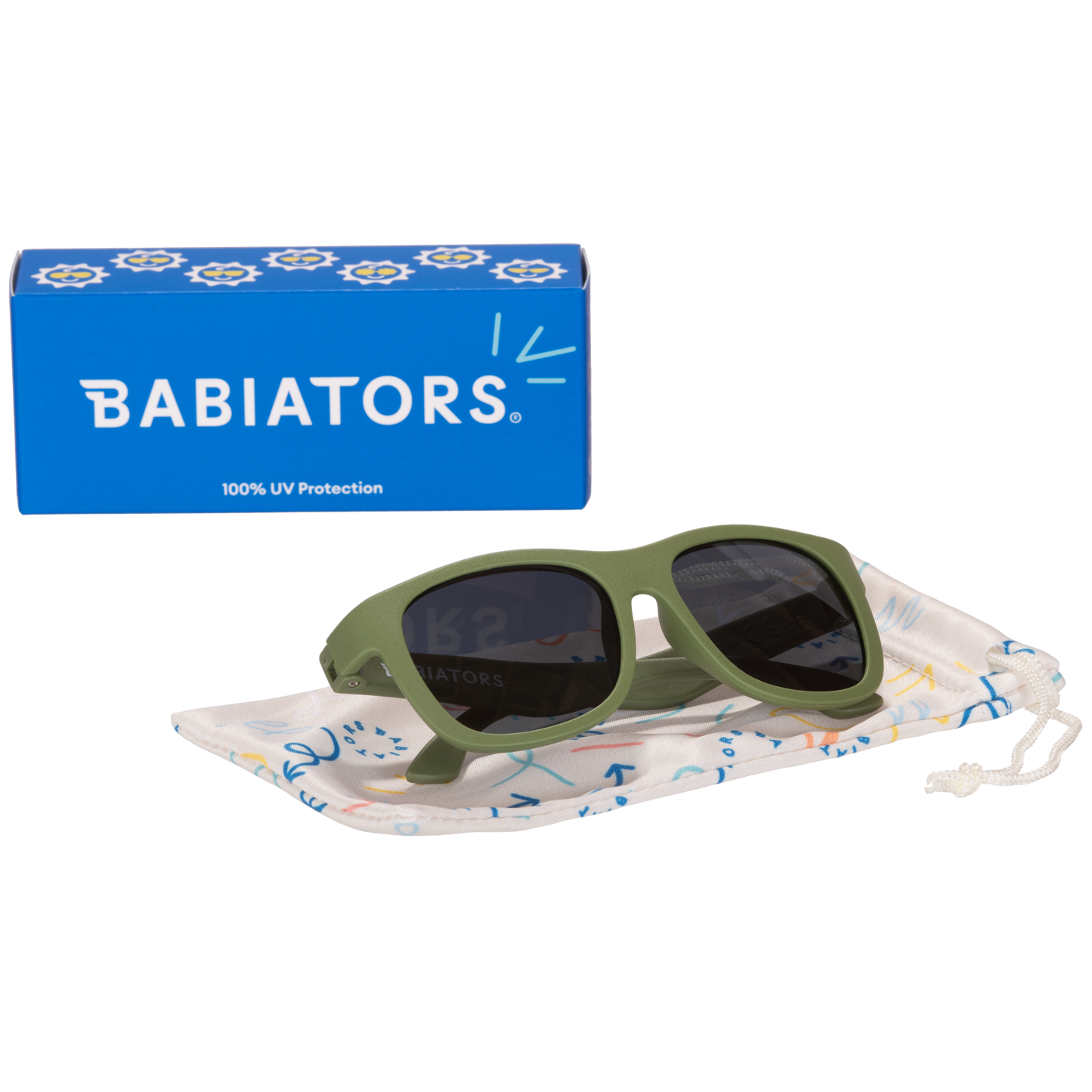 Wild Moss Navigator Sunglasses with Amber Lenses