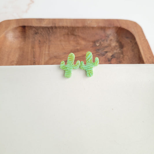 Acrylic Cactus Studs