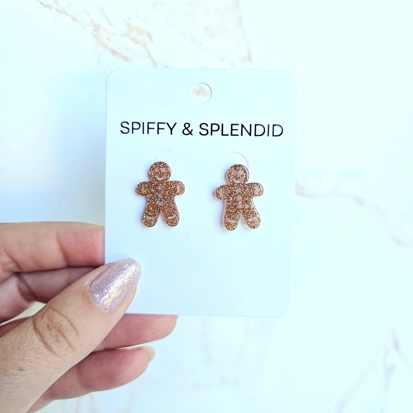 Gingerbread Man Studs