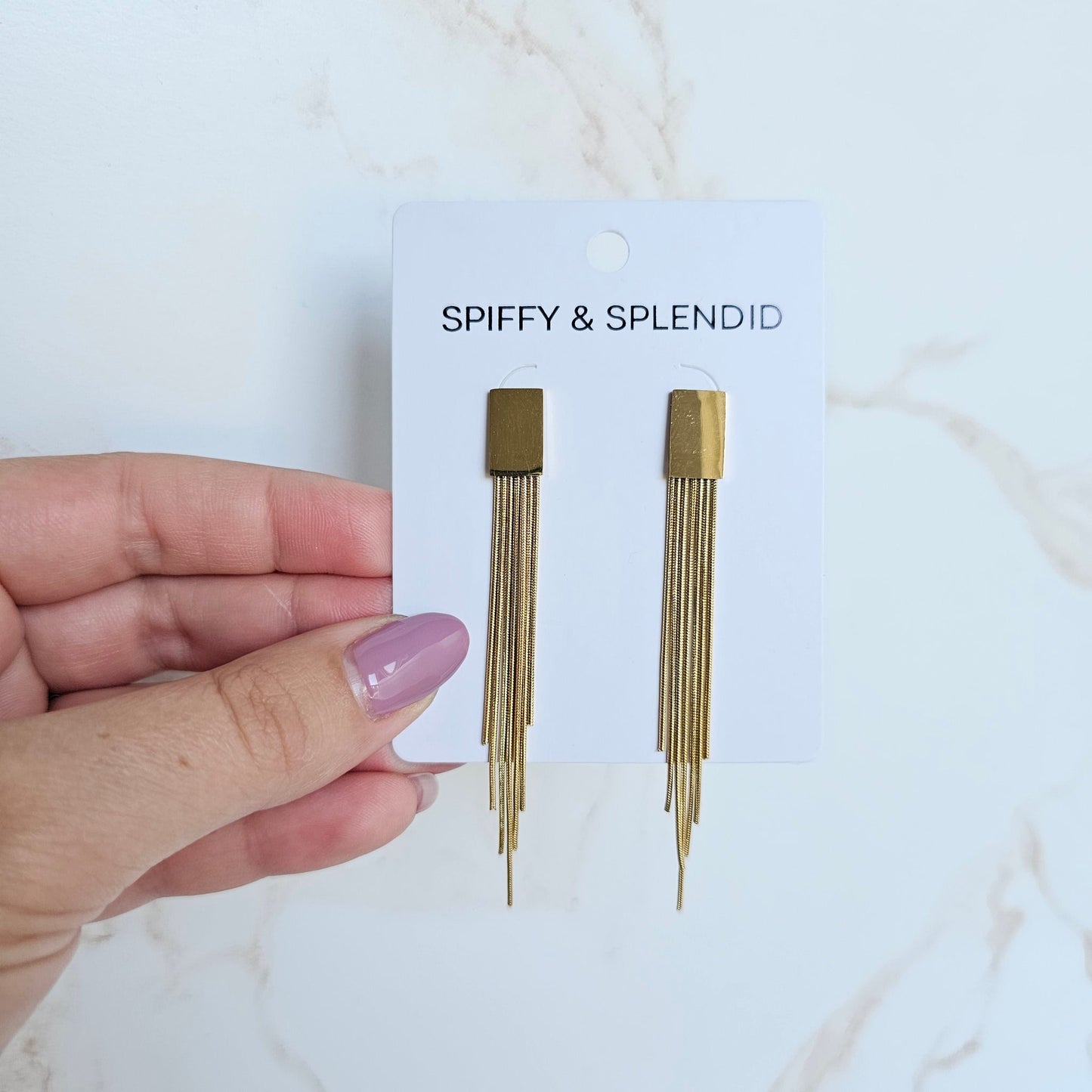 Luxe Gold Tatiana Earrings