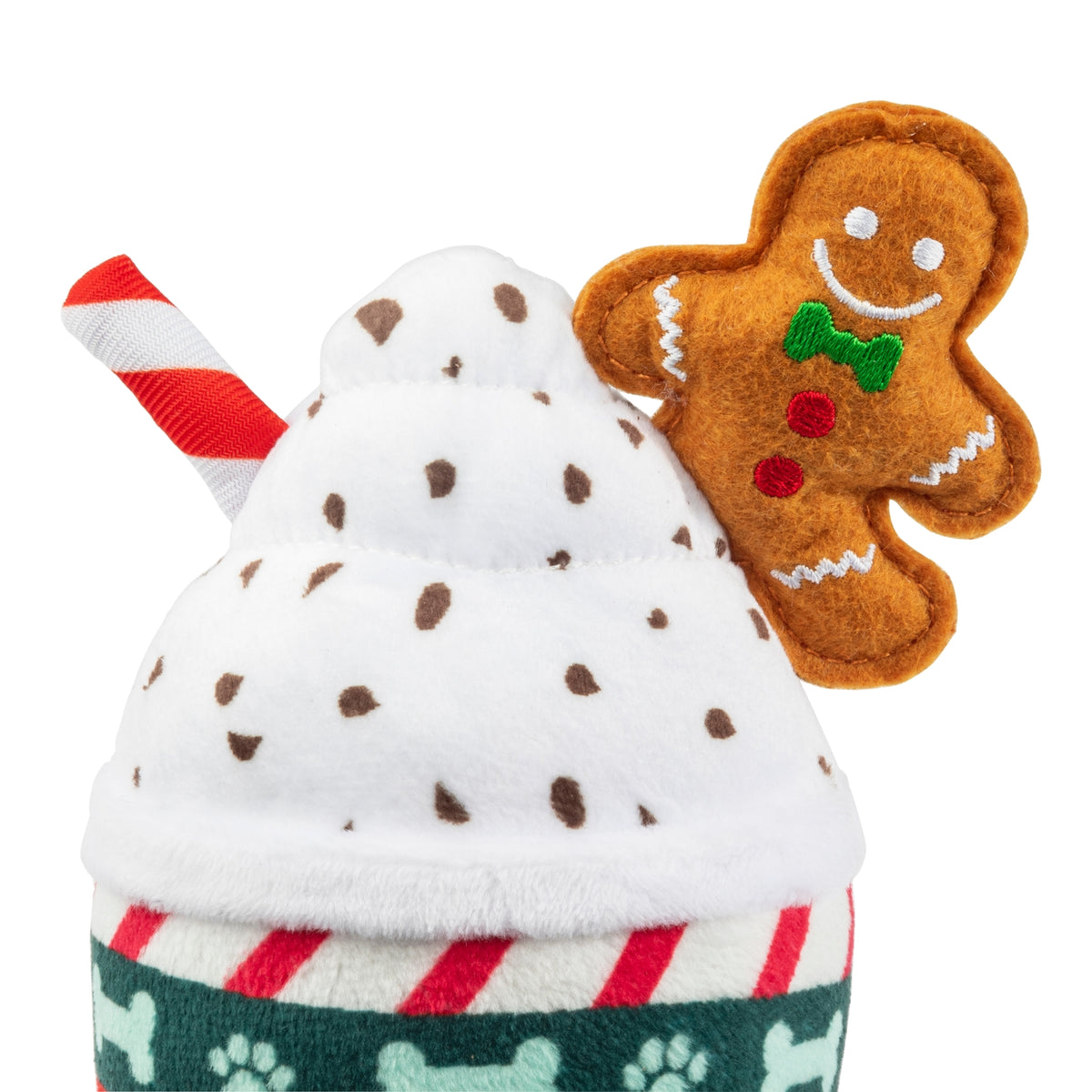 Ginger Bark Latte Christmas Dog Toy