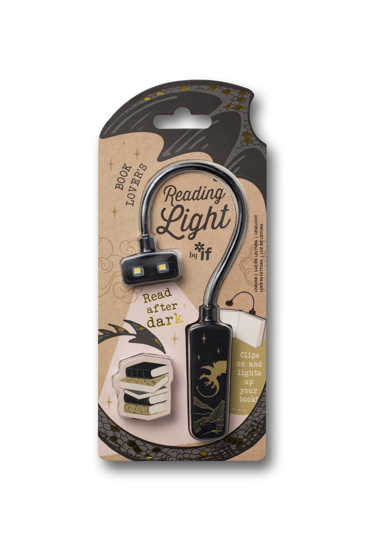 Book Lover's Reading Light - Dragon Fantasy