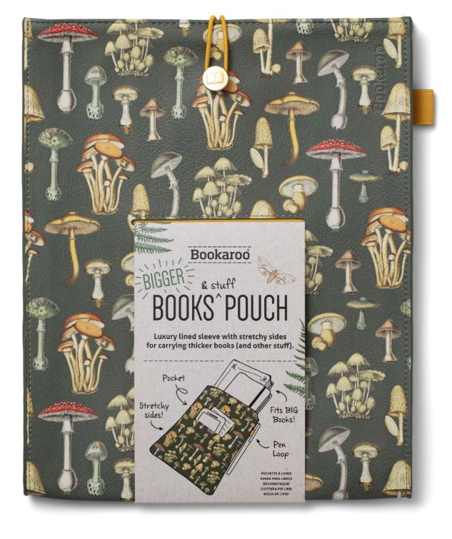 Bookaroo Books & Stuff Pouch Botanical Mushroom