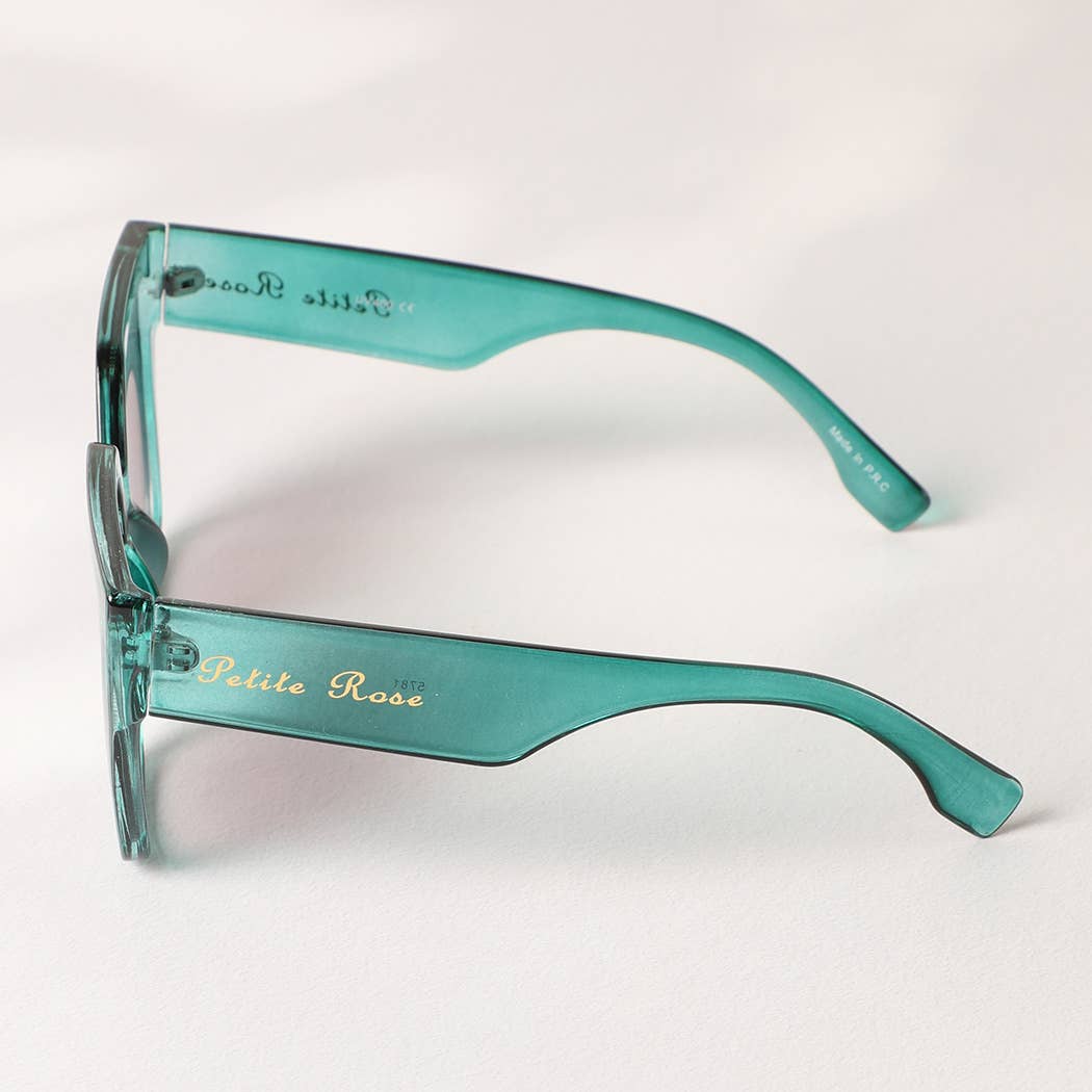 Oversized Square Cat Eye Chunky Sunglasses