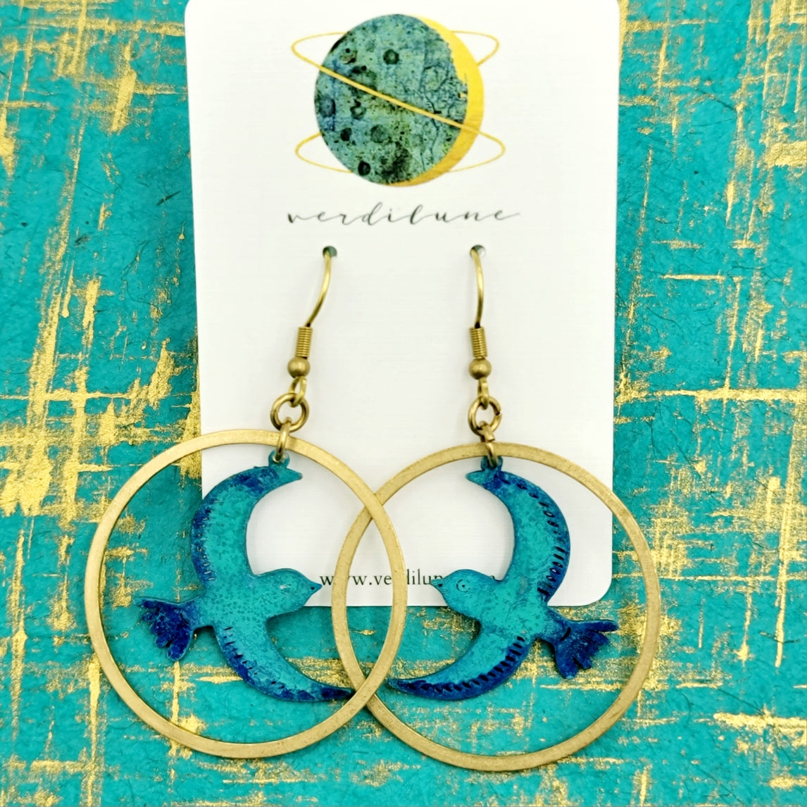 Sultry Sulmmer Patina Earrings