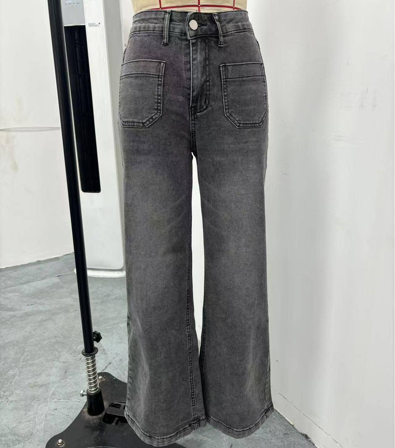 Retro straight jeans