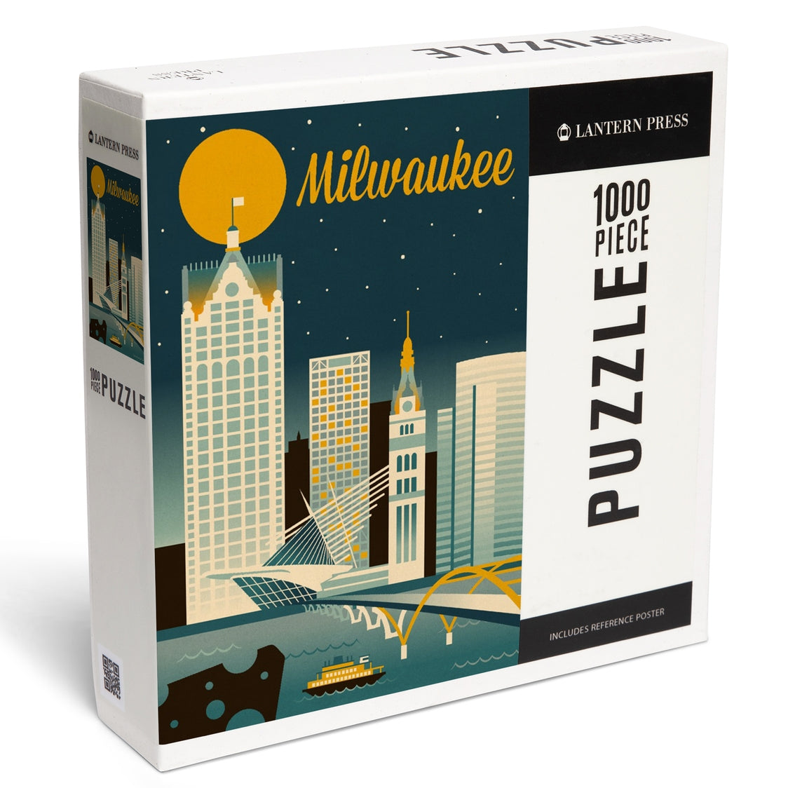 Milwaukee Retro Skyline 1000 Piece Puzzle