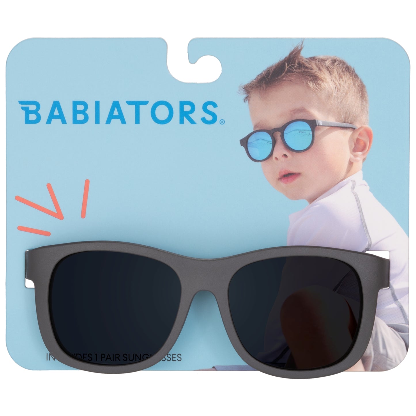Galactic Gray Classic Navigator Kids Sunglasses