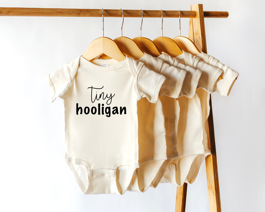 Tiny Hooligan | 100% Cotton Baby Bodysuit or Tee | St Patty
