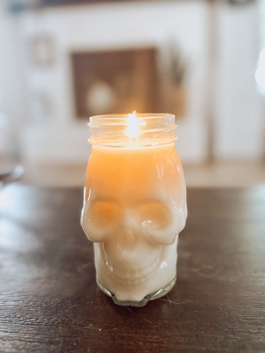 Skull Jar Soy Candle