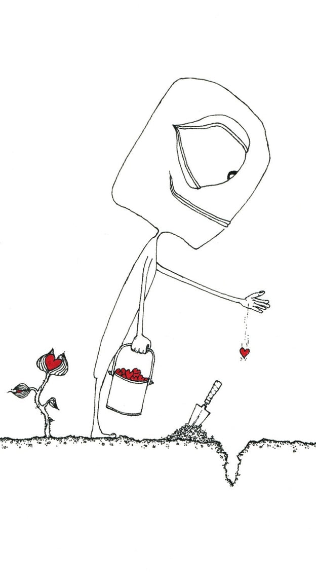 A seed so quick... - Art Print - Ink Illustration