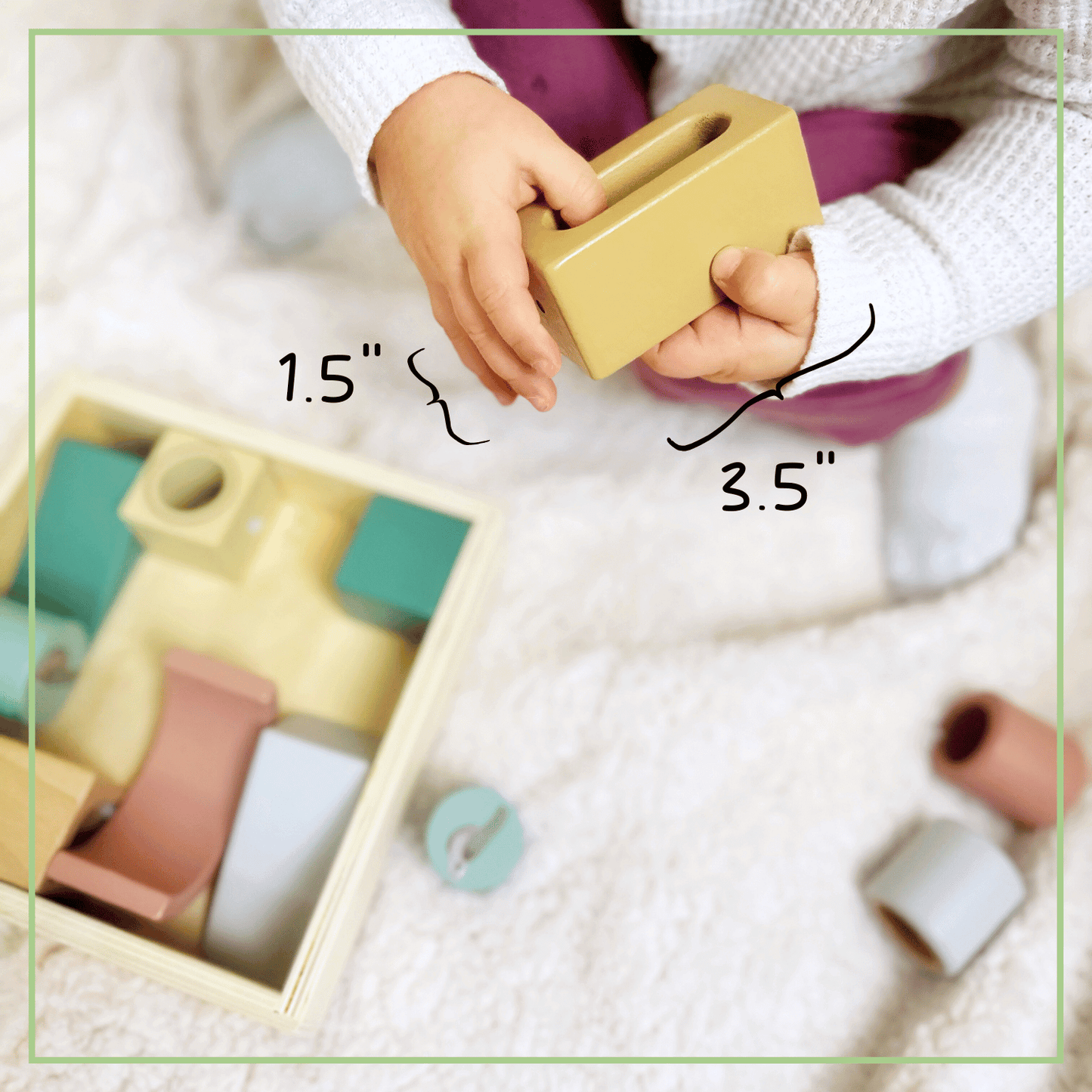 Montessori Wooden Activity Blocks