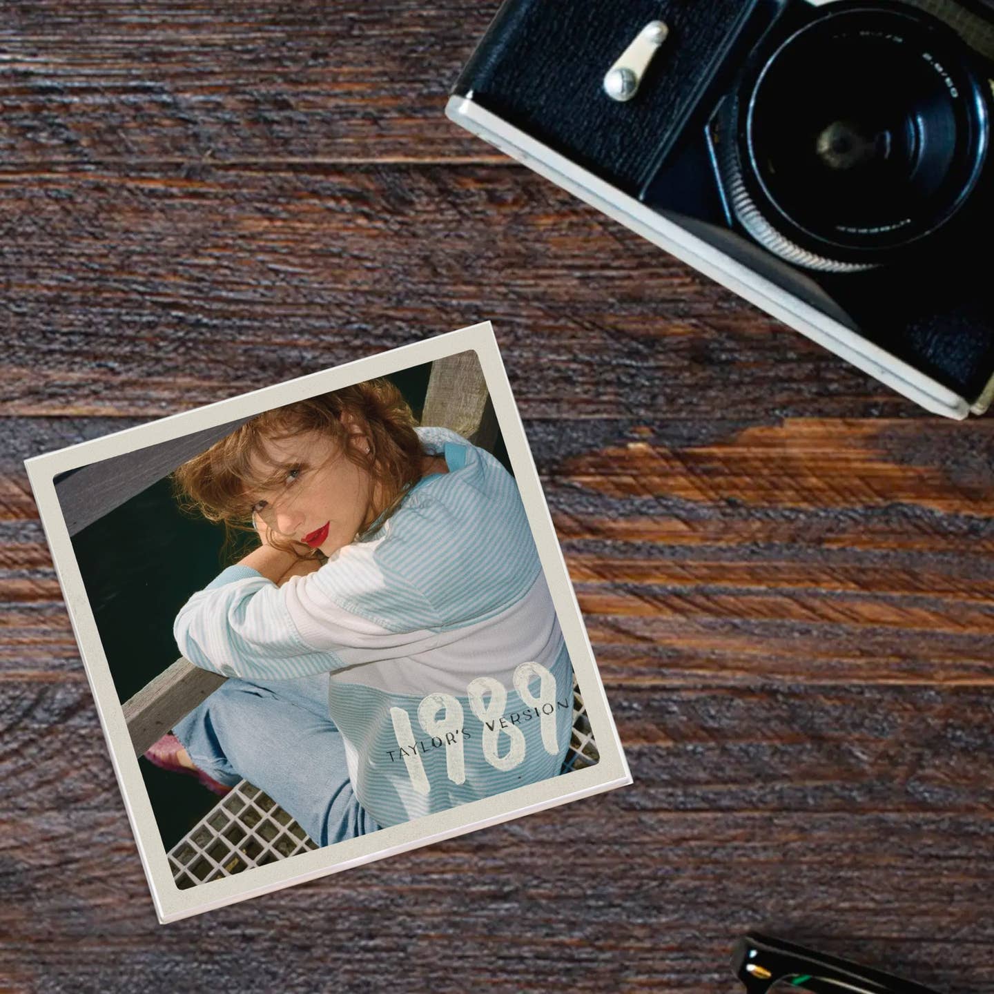 1989 (T.V.) Aquamarine Green Taylor Swift Album Coaster