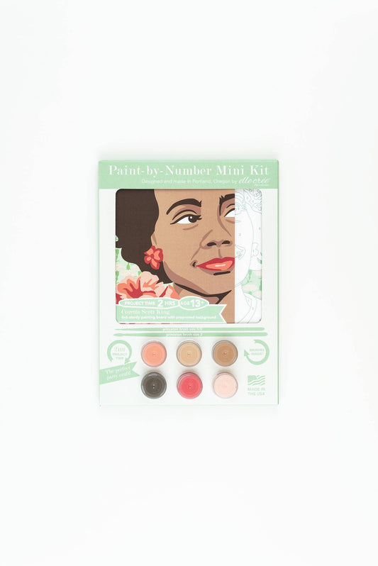 Coretta Scott King MINI Paint-by-Number Kit