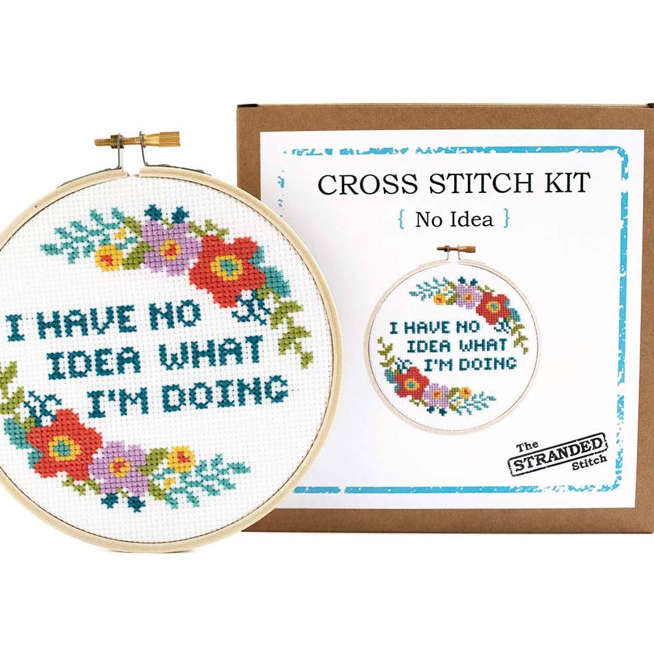 No Idea Cross Stitch Kit