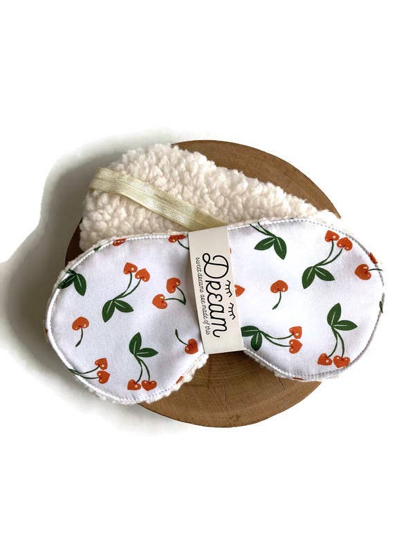 Sweet Dreams Sleep Mask - Cherry Heart