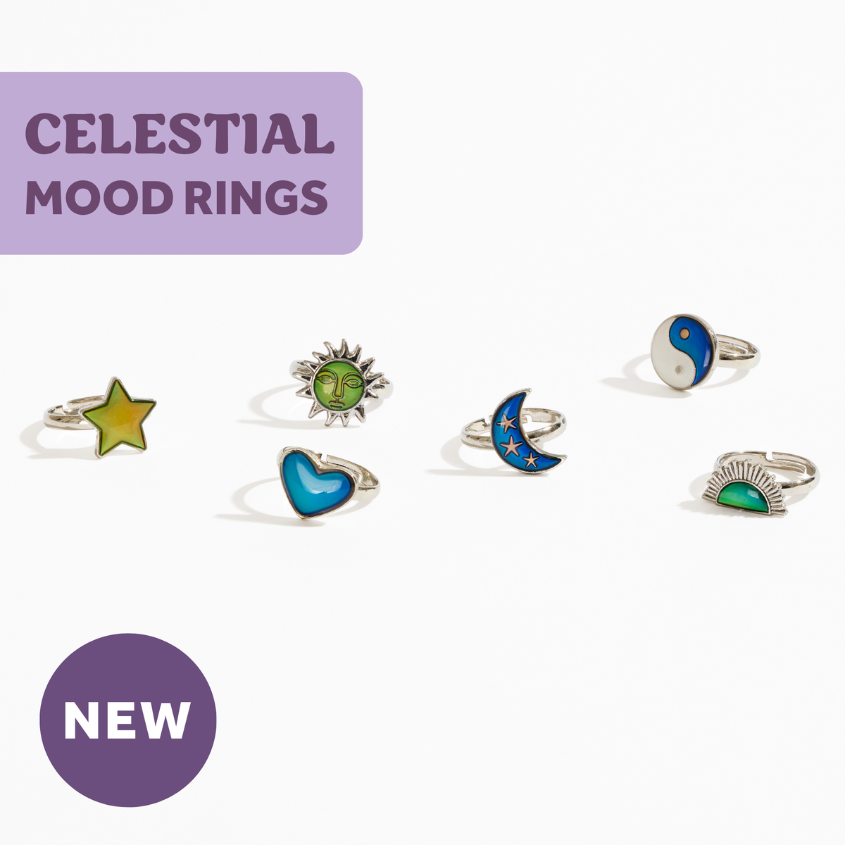 Celestial Mood Rings - Nostalgic Cosmic Magic