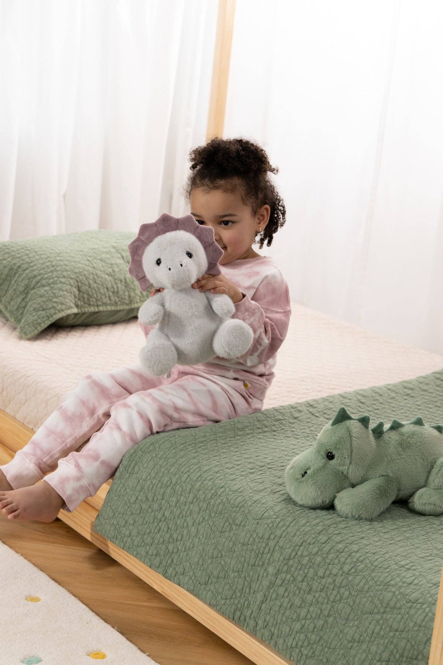 Dino Plush Toy - Grey Triceratop