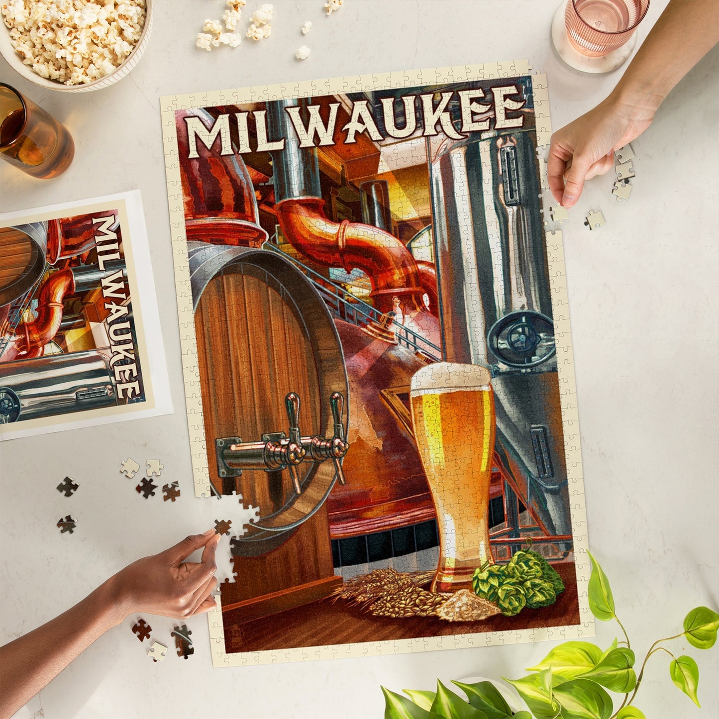 Milwaukee Art Of Beer 1000 Piece Puzzle