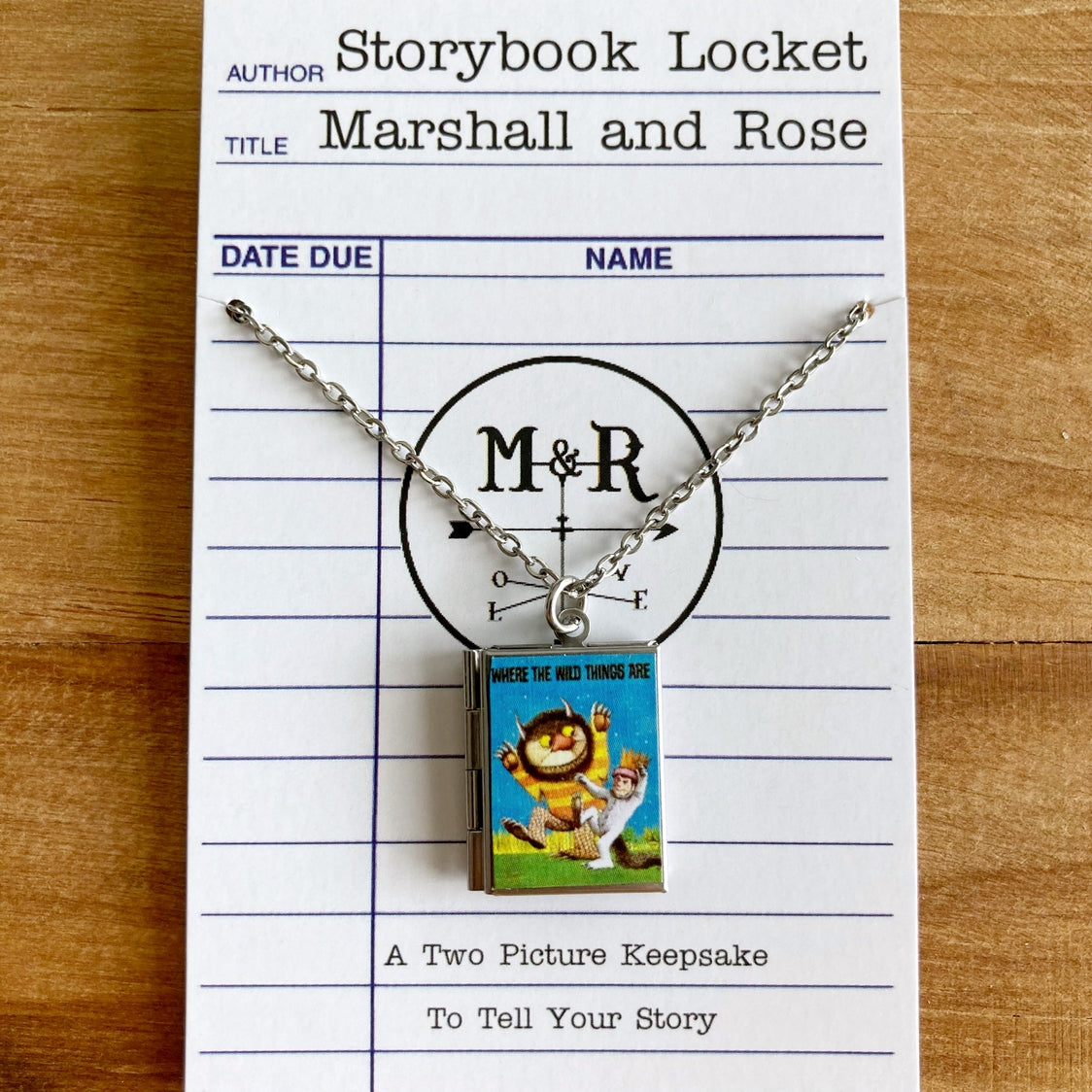 Book Locket Where the Wild Things Are