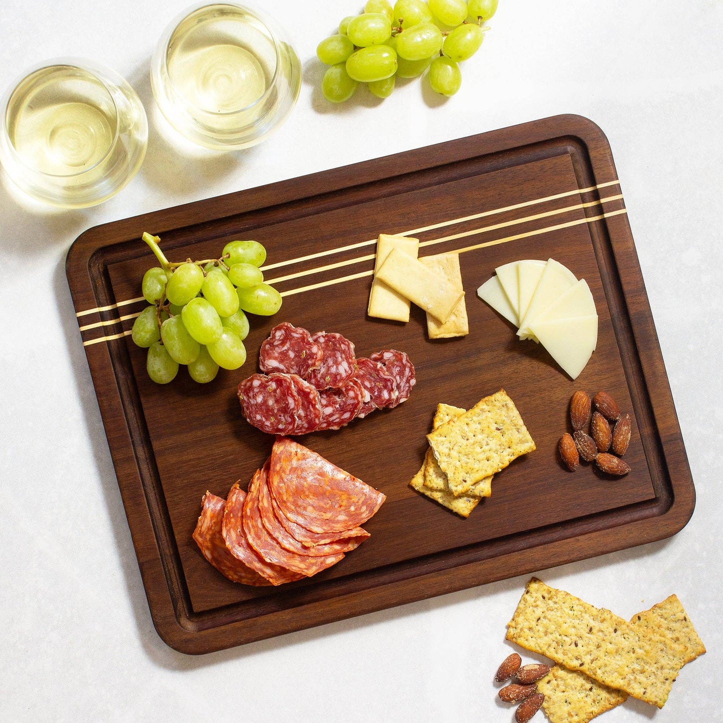 Rock & Branch® Acacia Wood Cutting Board with Juice Groove
