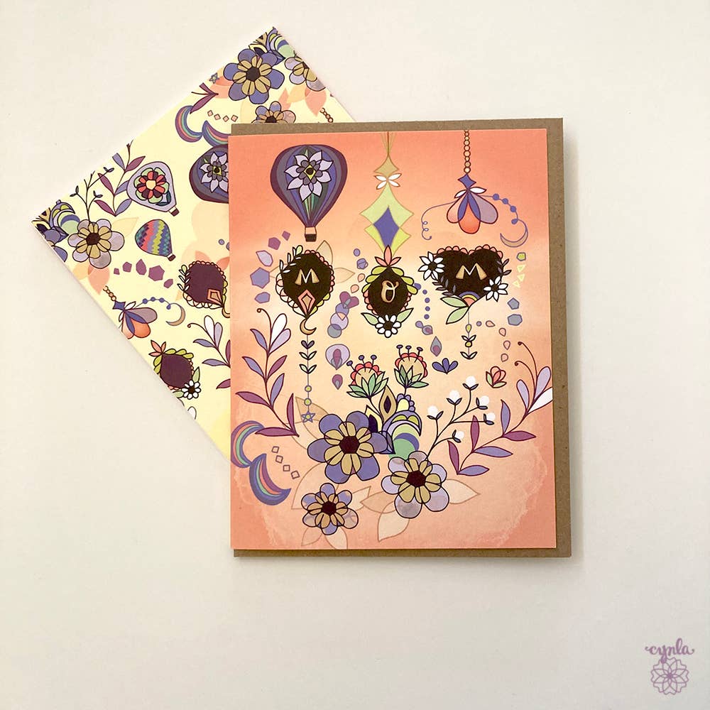 Flower Mom Card