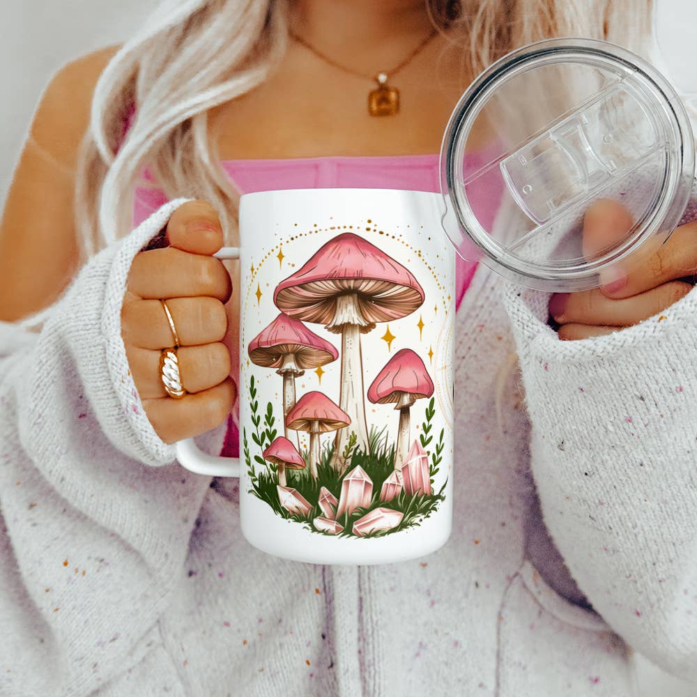 Celestial Mushroom Insulated Travel Mug