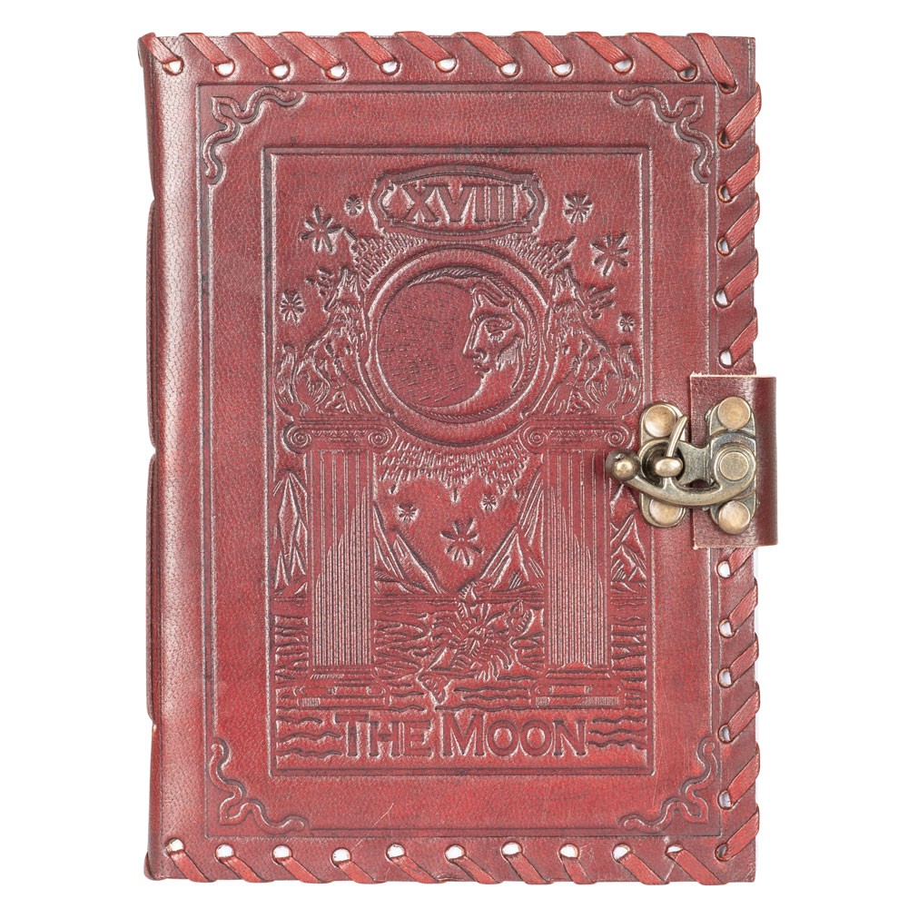 Tarot The Moon Leather Journal