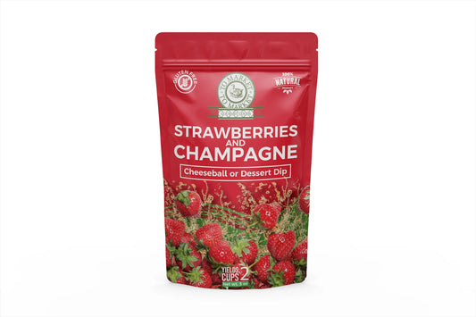 Strawberries & Champagne Cheeseball or Desert Dip