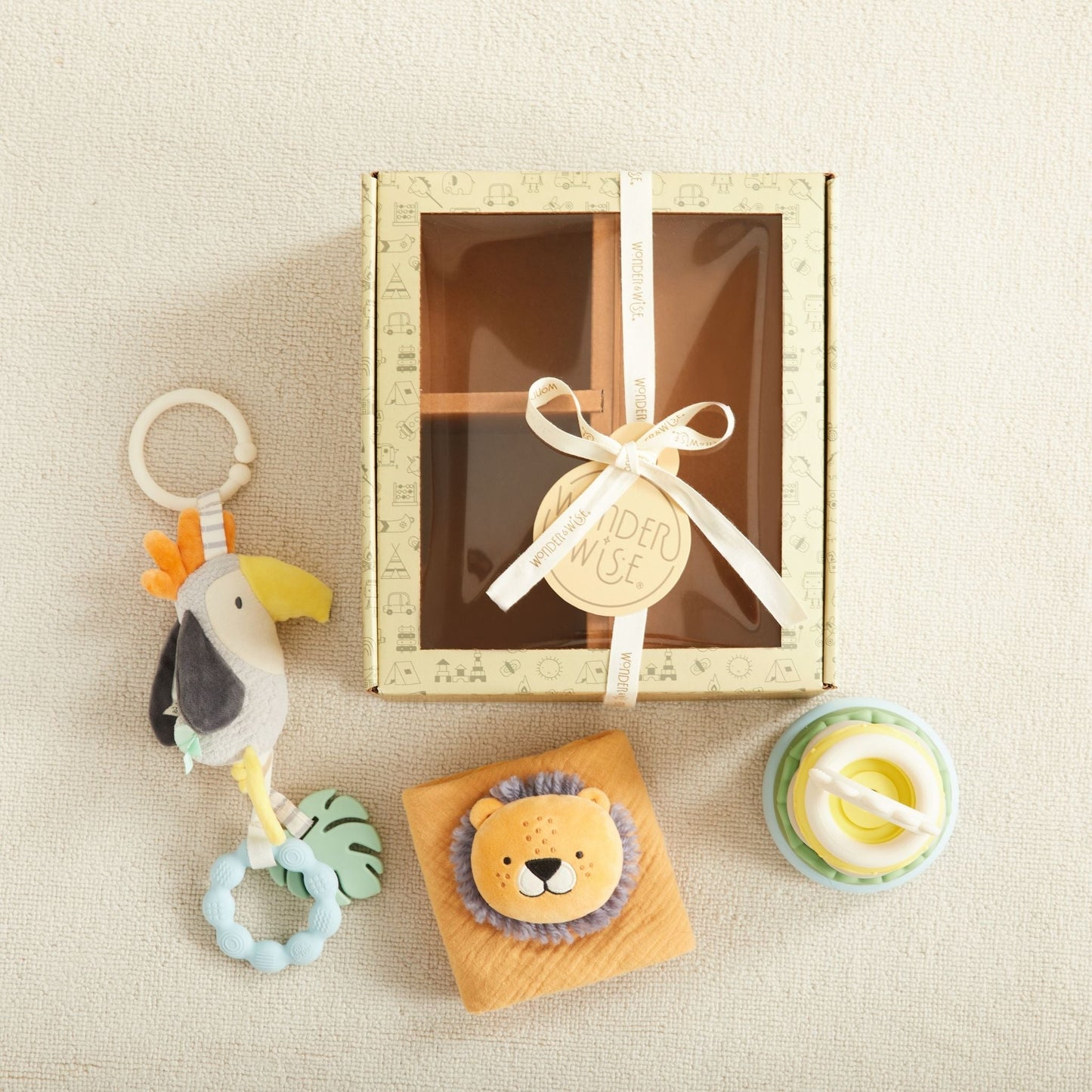Wonder & Wise Hello Baby 3-6mo Gift Set