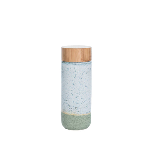 Ocean Reactive Glaze Double Wall Travel Mug