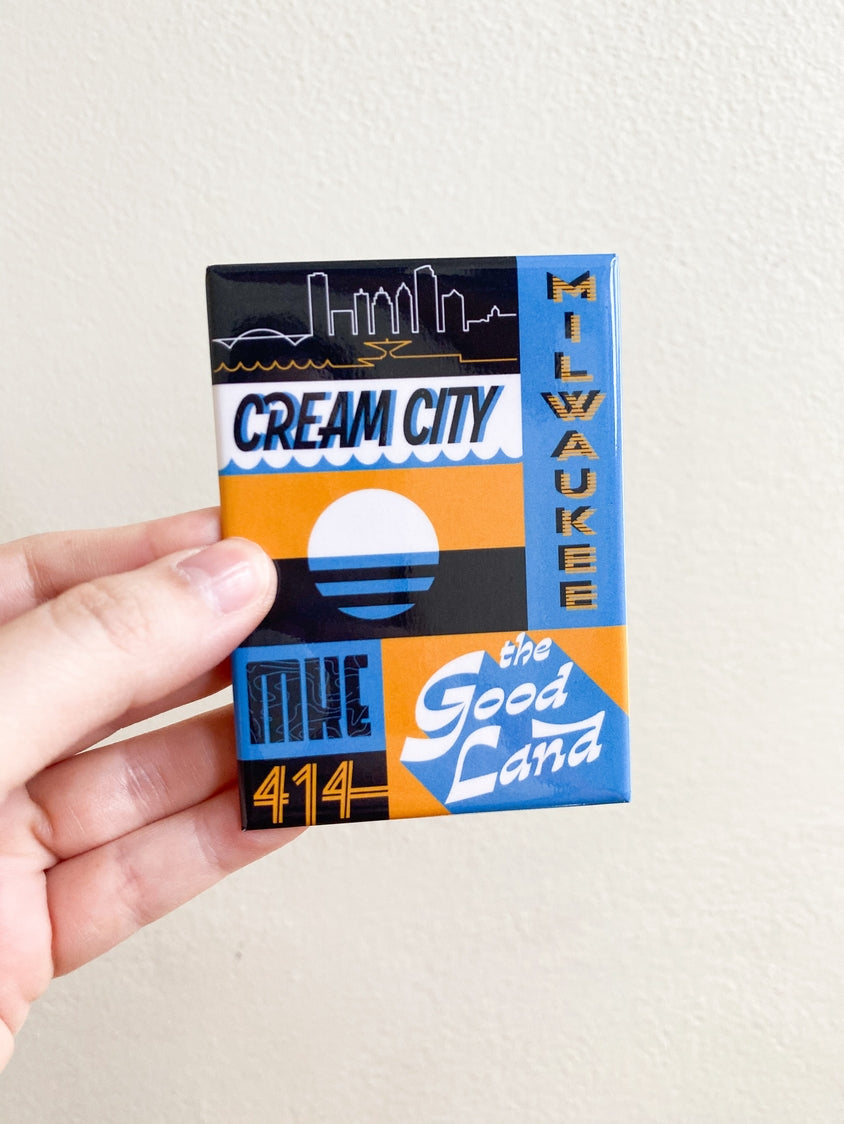 Milwaukee Cream City Souvenir Magnet