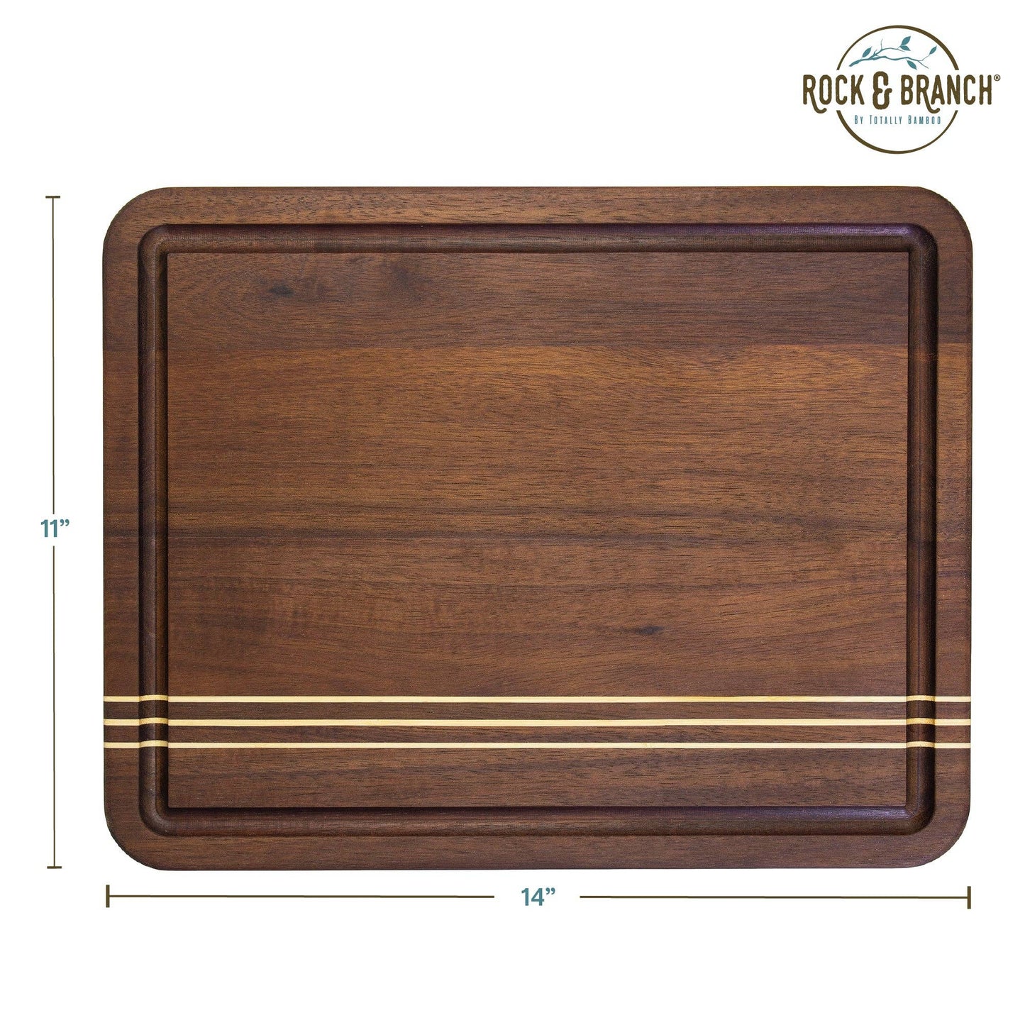 Rock & Branch® Acacia Wood Cutting Board with Juice Groove