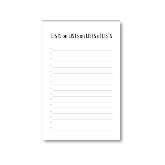 Lists on Lists Notepad