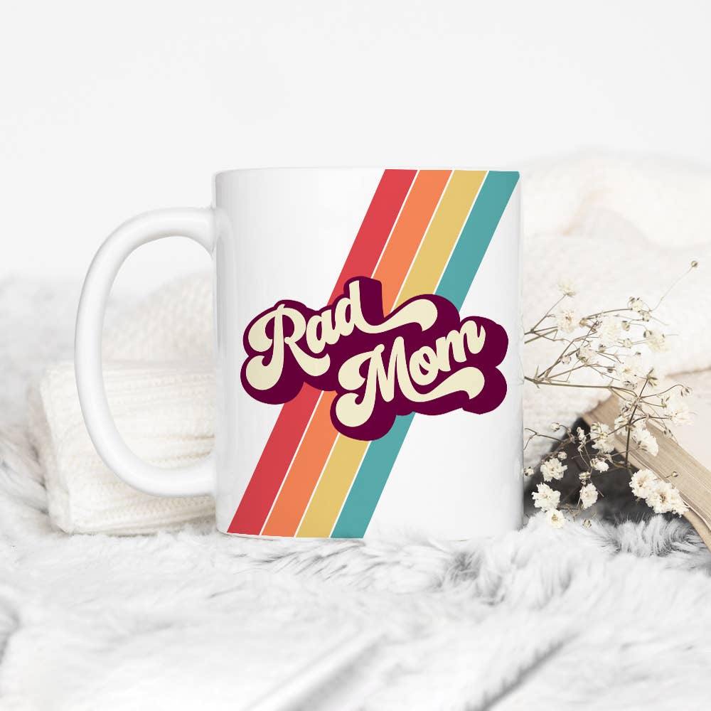 Retro Rad Mom Coffee Mug