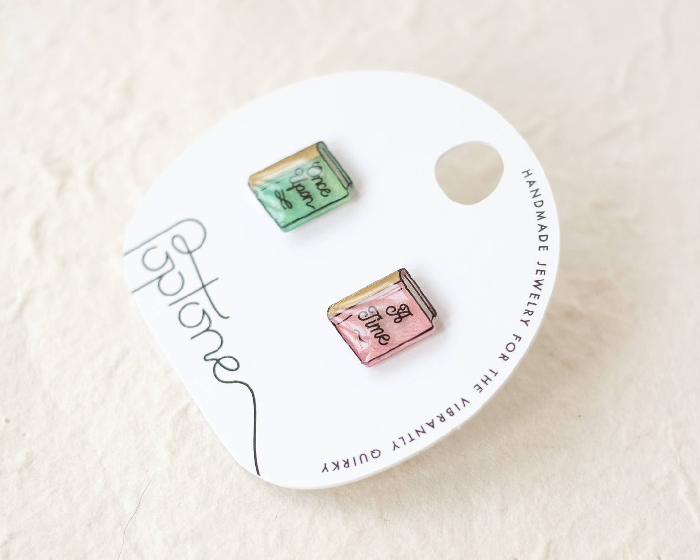 Librarian Bookstore Book Stud Earrings