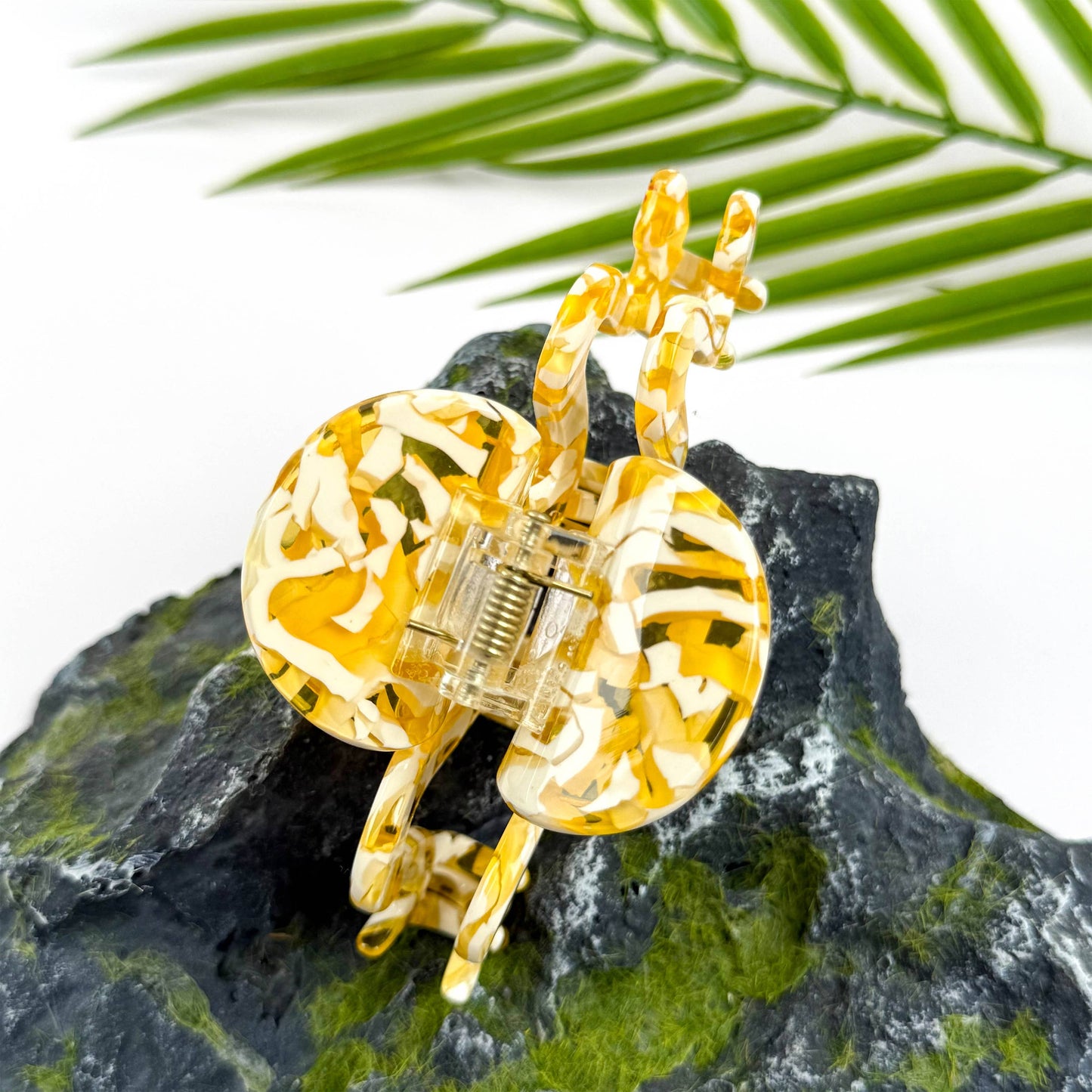 Cool Python Claw Clip, Yellow Snake Hair Clip