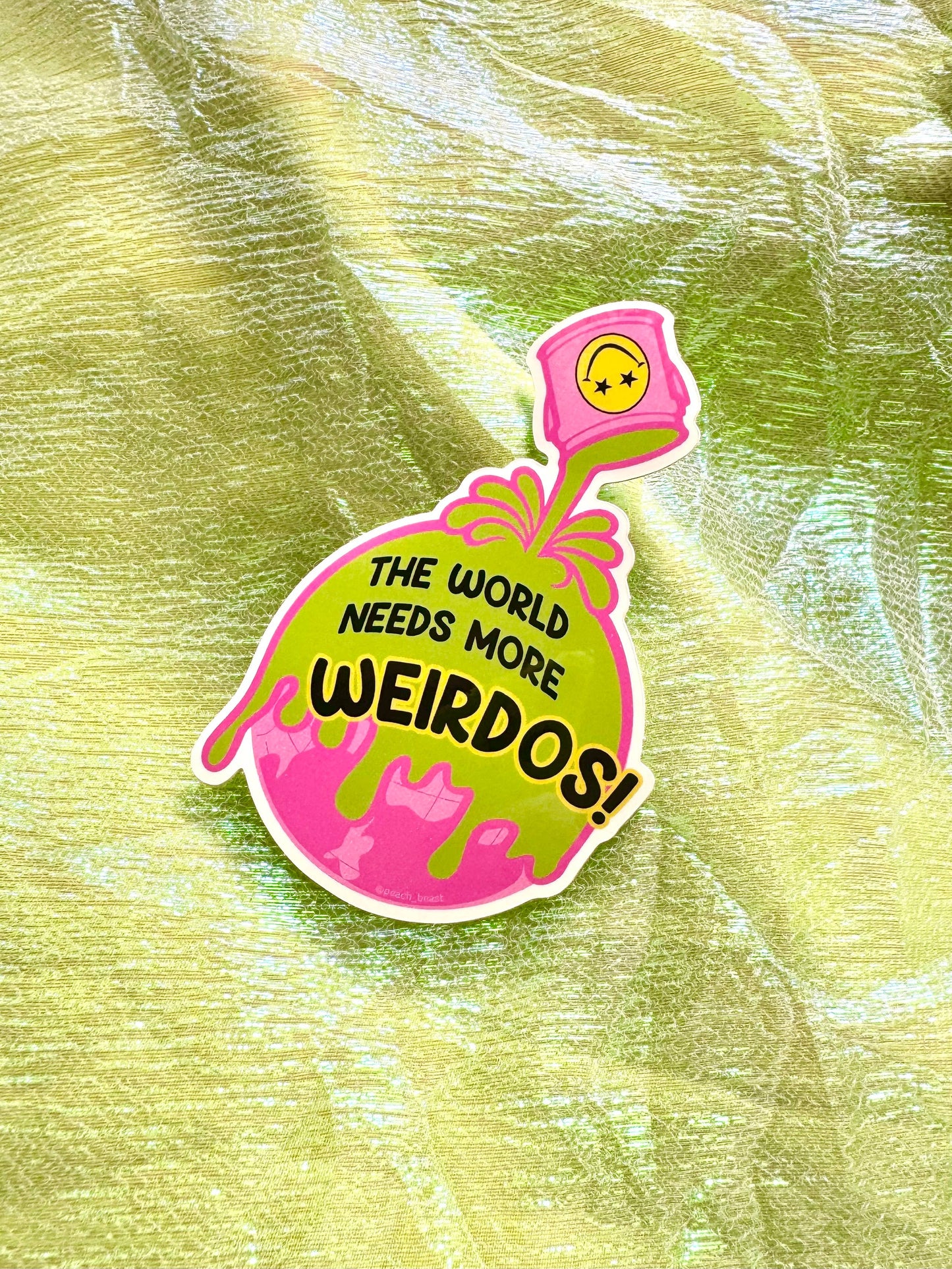 World Needs Weirdos Sticker