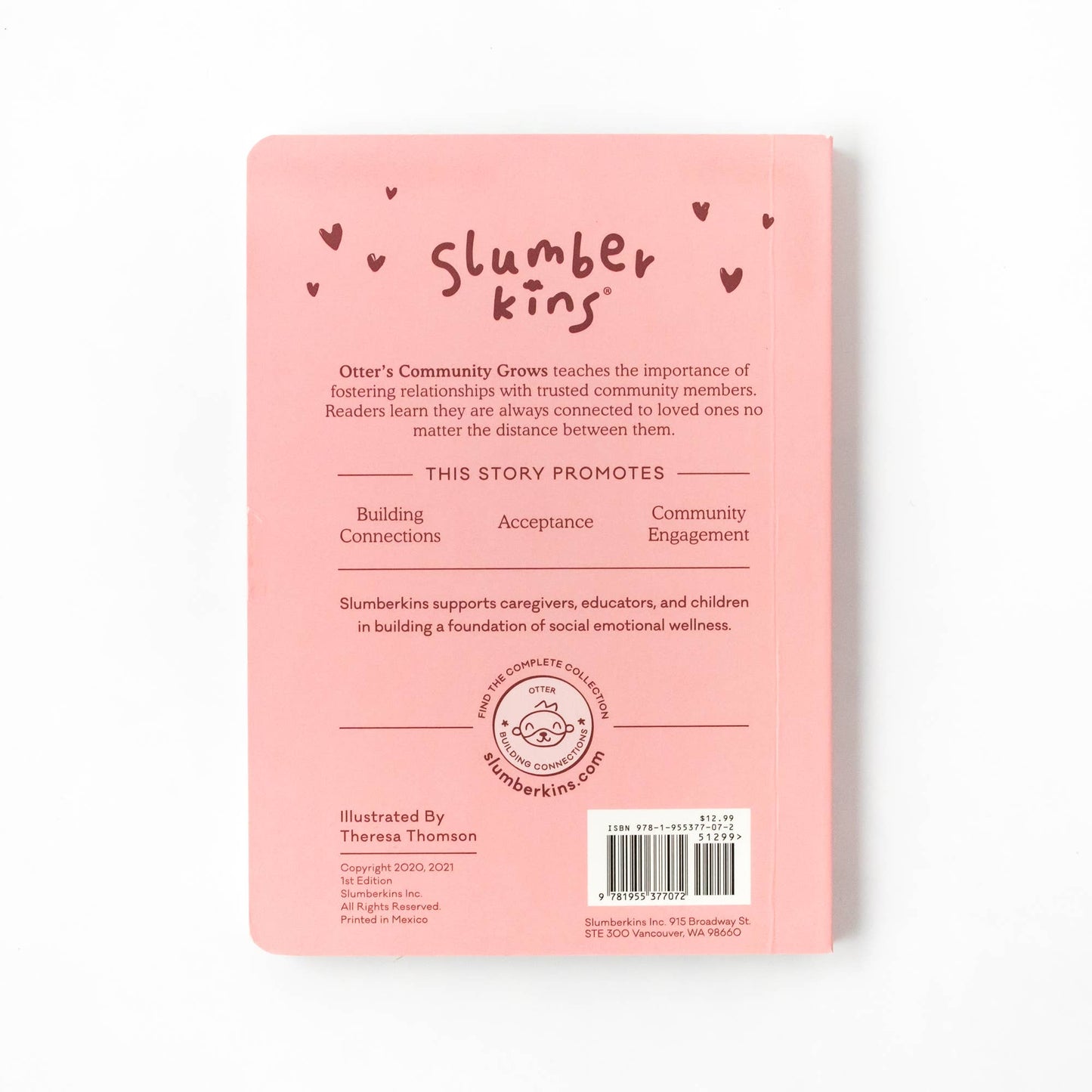Otter's Building Connections Plush Snuggler Set +  2 books!