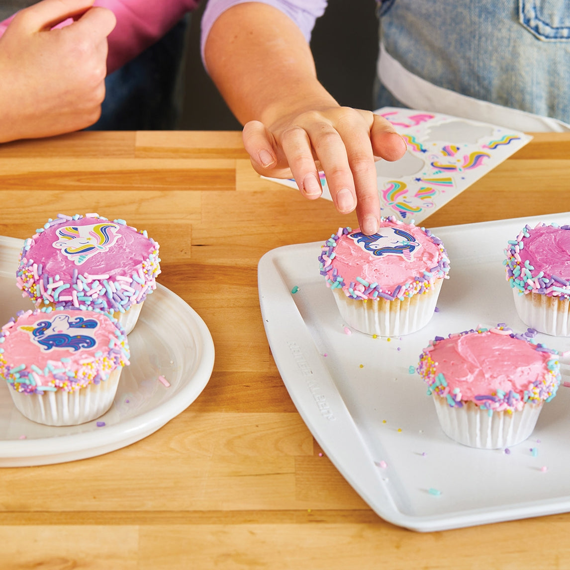 Unicorn Rainbow Edible Cookie & Cupcake Toppers