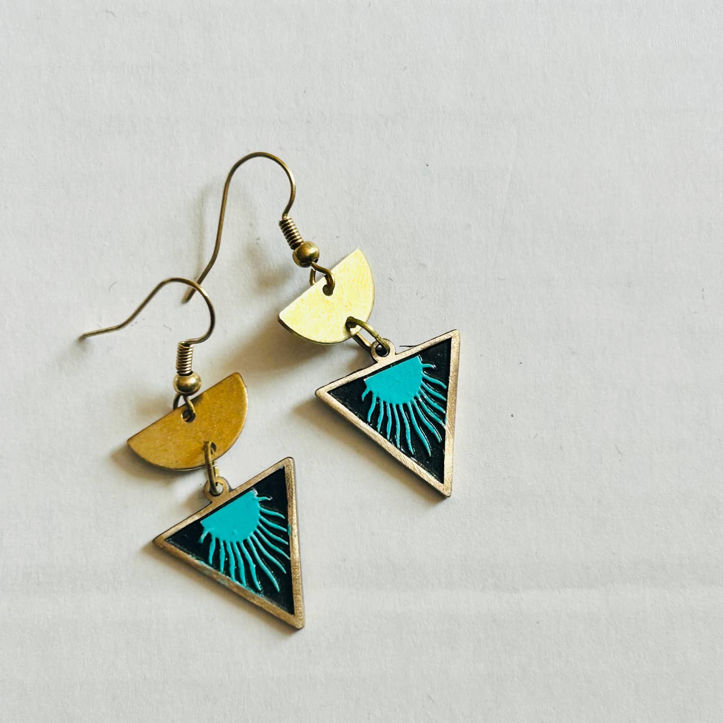 Blue Flame Earrings