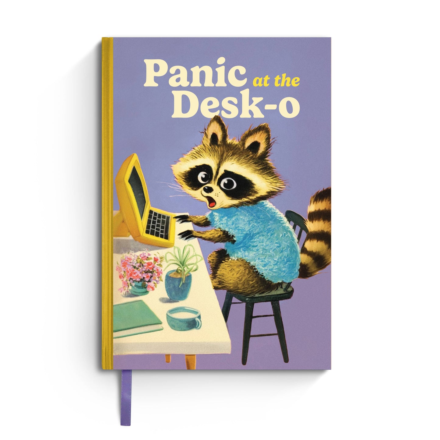 Panic at the Desk-o - Vintage Hardcover Notebook