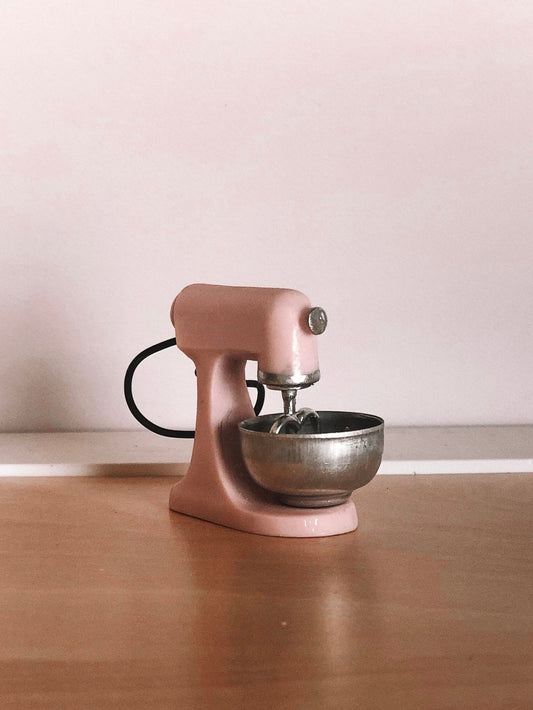 Dollhouse Kitchen Stand Mixer Pink