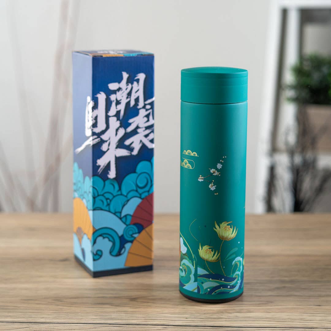 Teal 17oz Vacuum Insulated Stainless Steel Thermos Flask