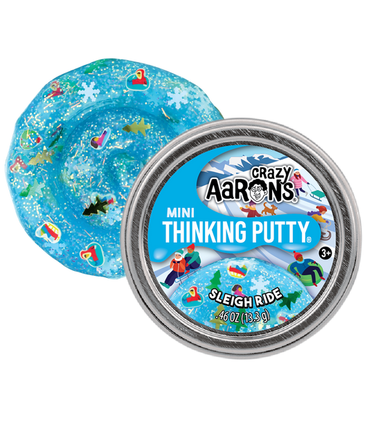 Mini Sleigh Ride - 2" Thinking Putty Tin