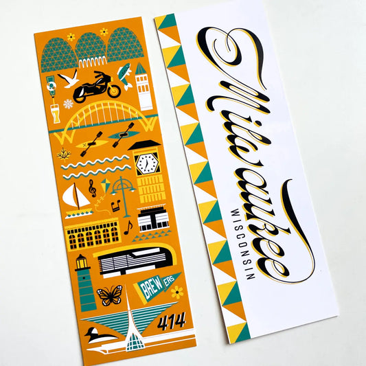 Milwaukee Icons Bookmark