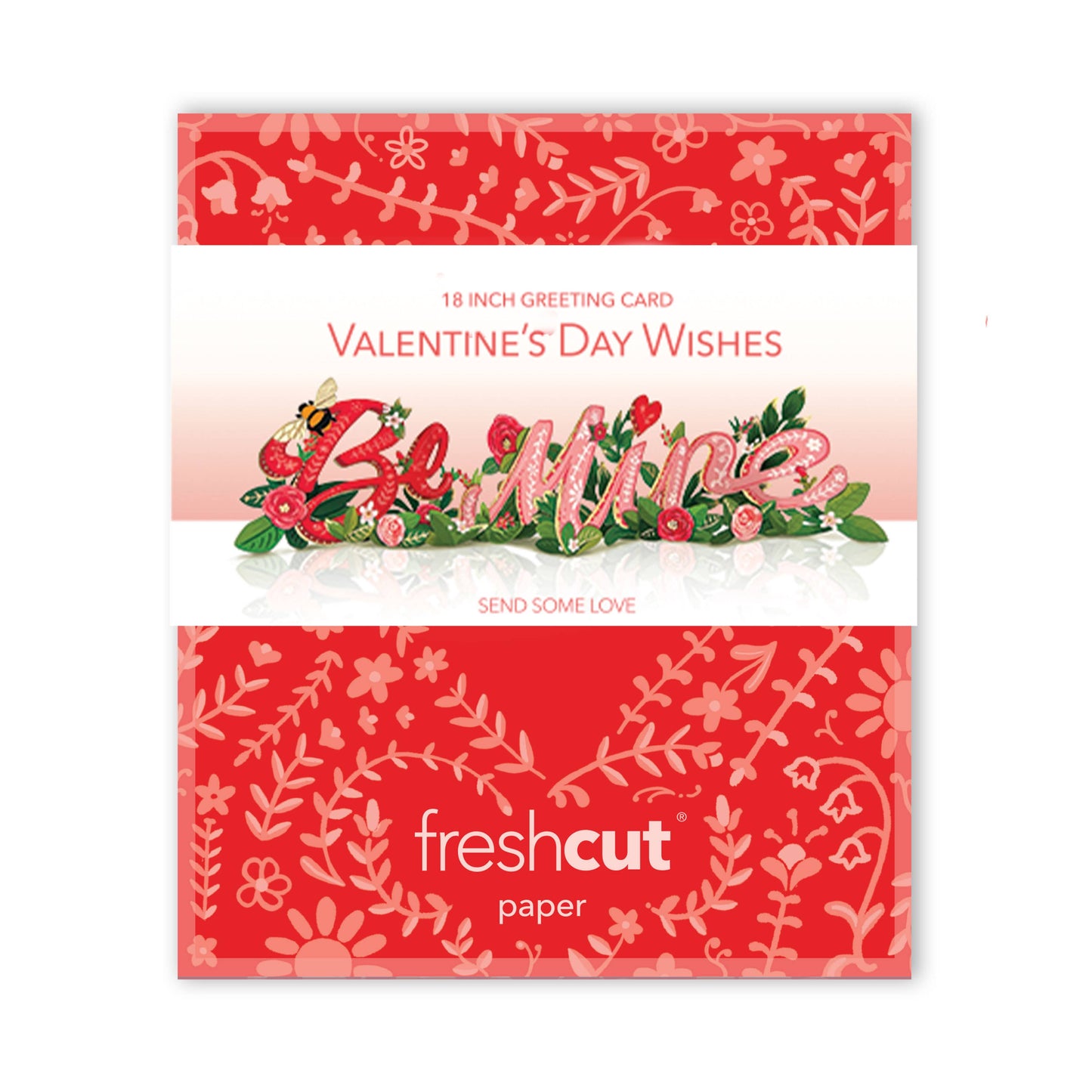Valentine's Day Wishes Accordion Greeting Card