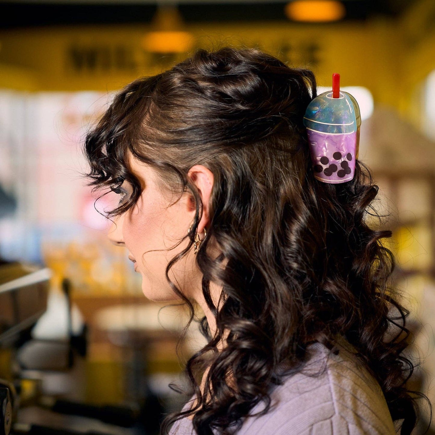 Boba Tea Hair Claw
