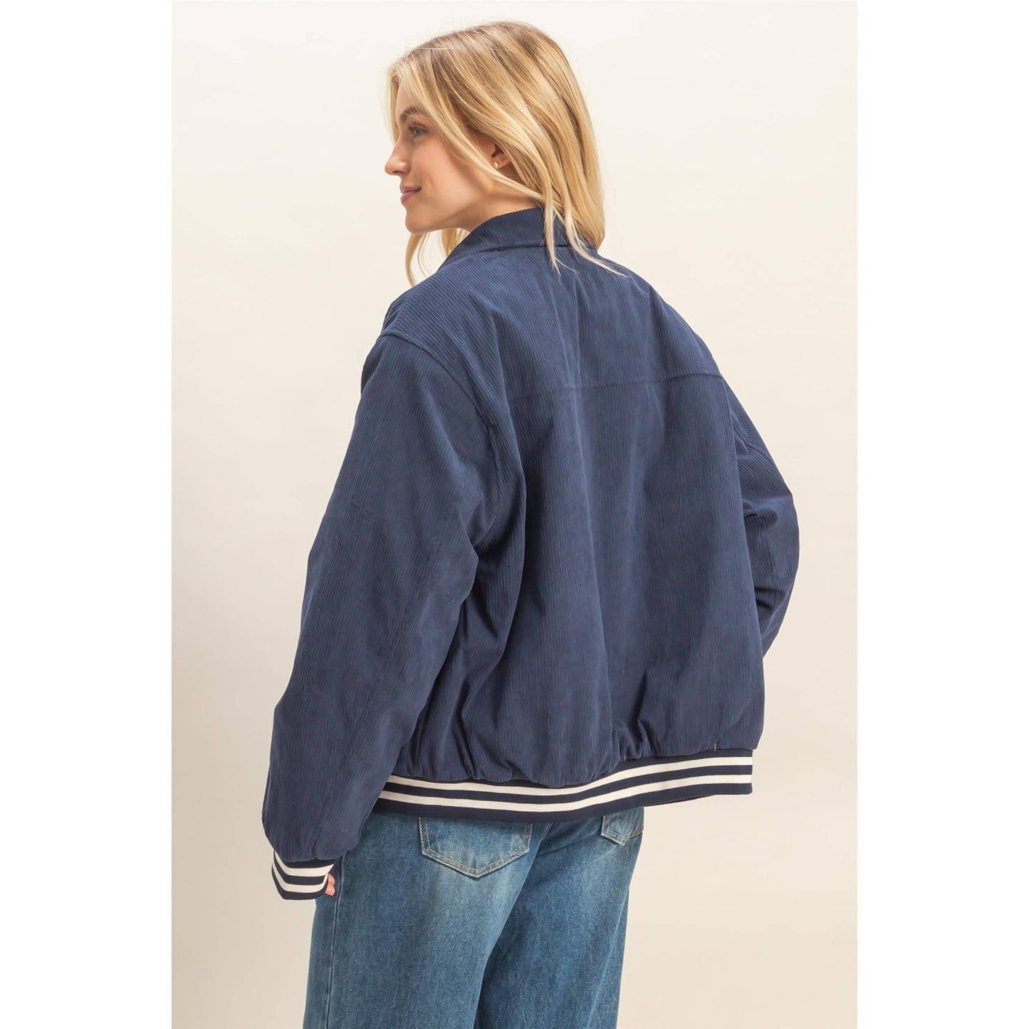 Corduroy Varsity Jacket